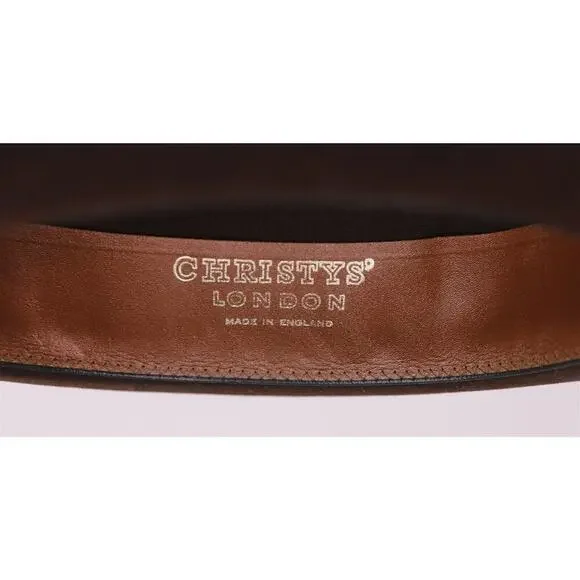 Christys London Hand Made 100% Fine Fur Wool Felt Fedora Hat 7 1/4 - 59 cm - Picture 8 of 10